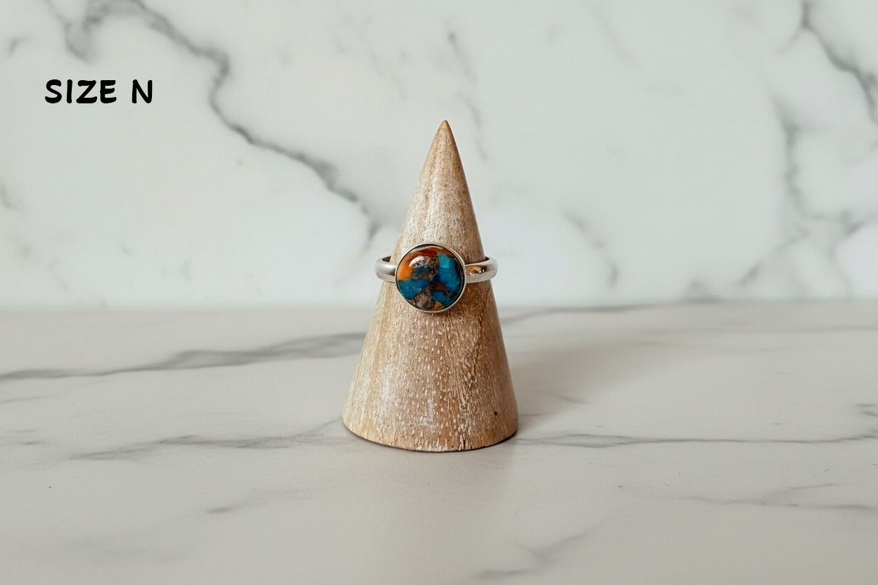 Oyster Turquoise Stoneset Ring