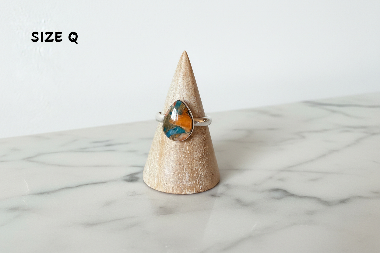 Oyster Turquoise Stoneset Ring