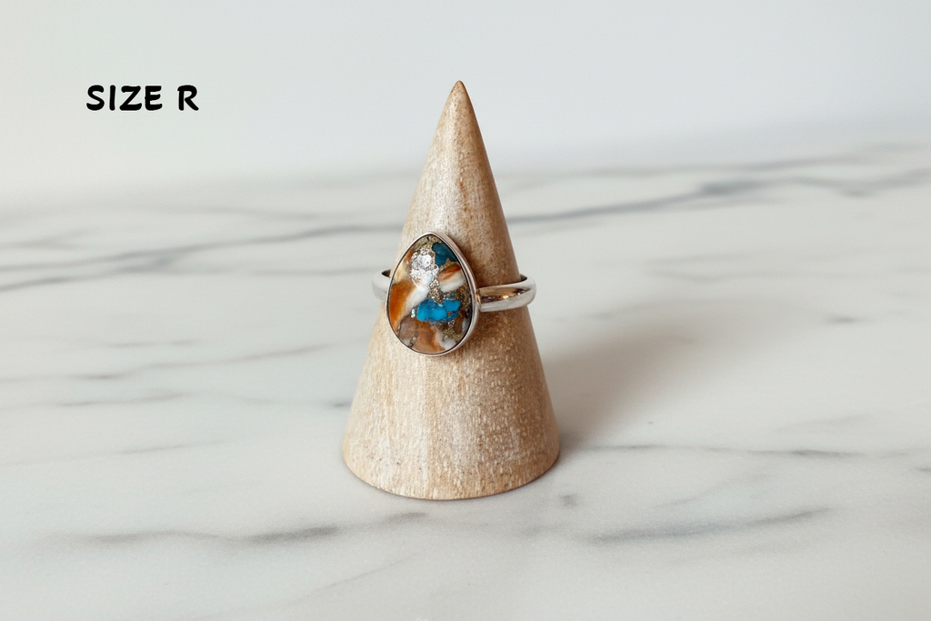 Oyster Turquoise Stoneset Ring