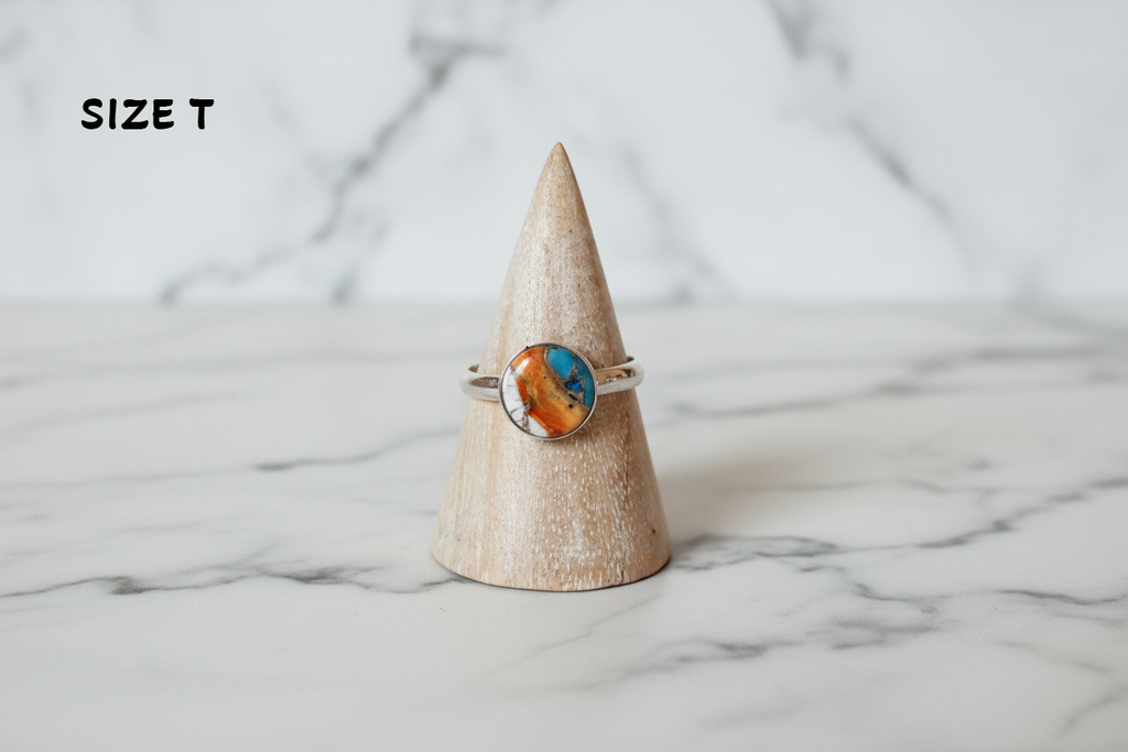 Oyster Turquoise Stoneset Ring