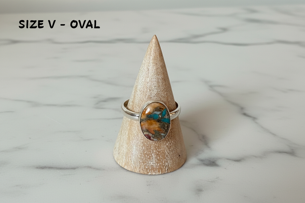 Oyster Turquoise Stoneset Ring