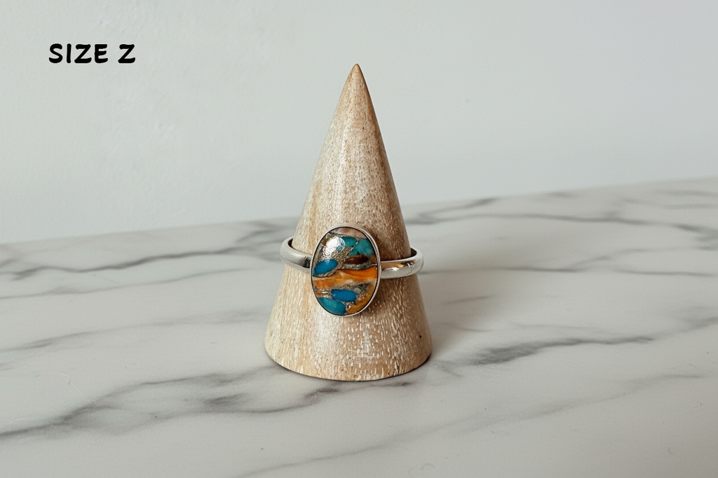 Oyster Turquoise Stoneset Ring