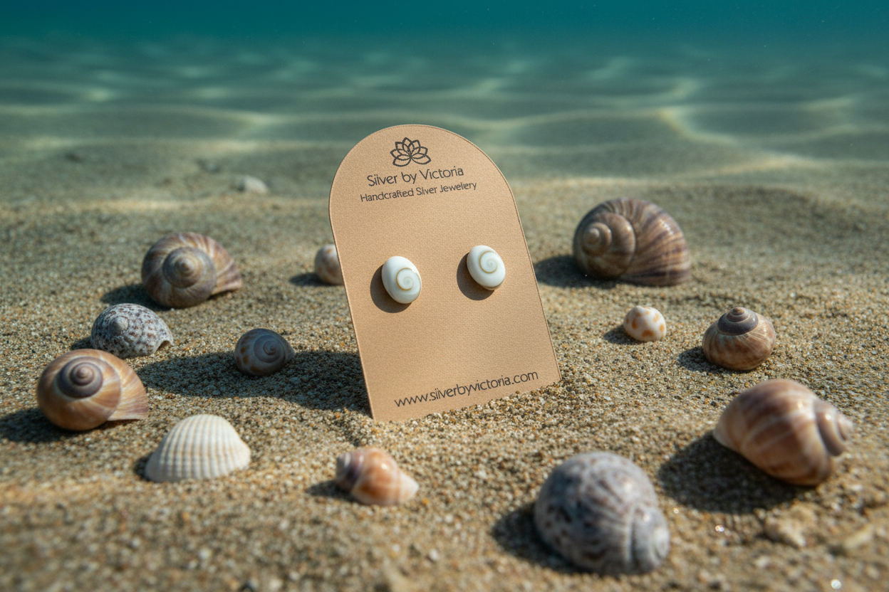 Shiva Shell Stud Earrings