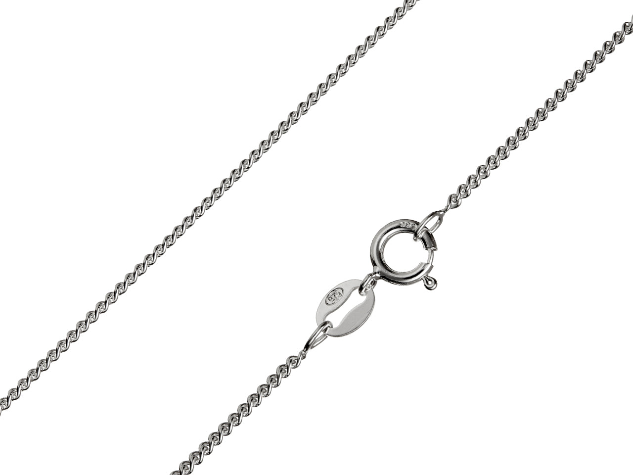 Sterling Silver Curb Chain - 30in