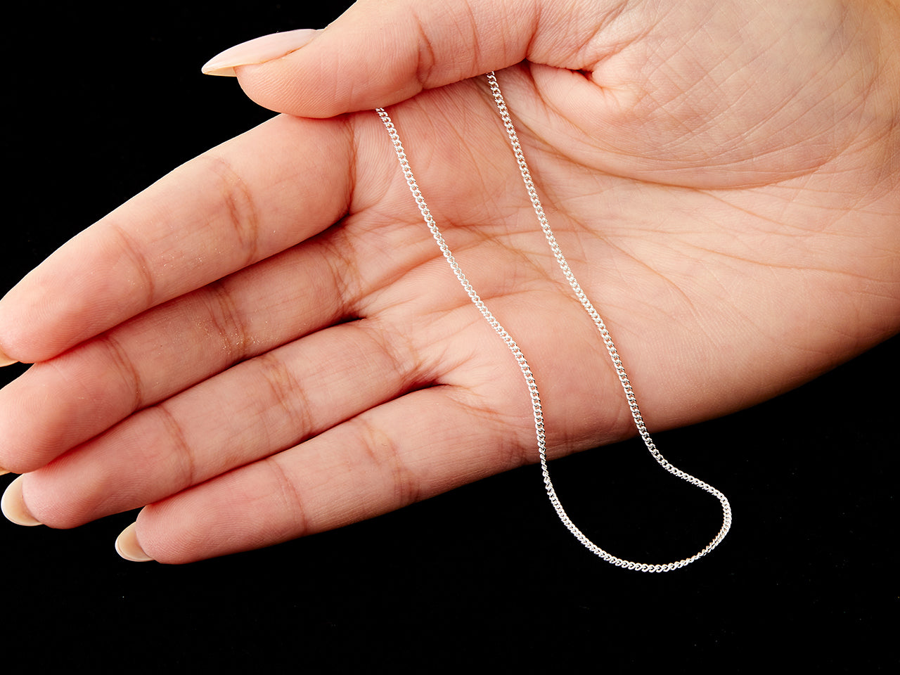 Sterling Silver Curb Chain - 30in