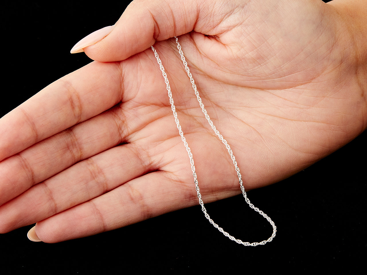 Sterling Silver Rope Chain - 20in