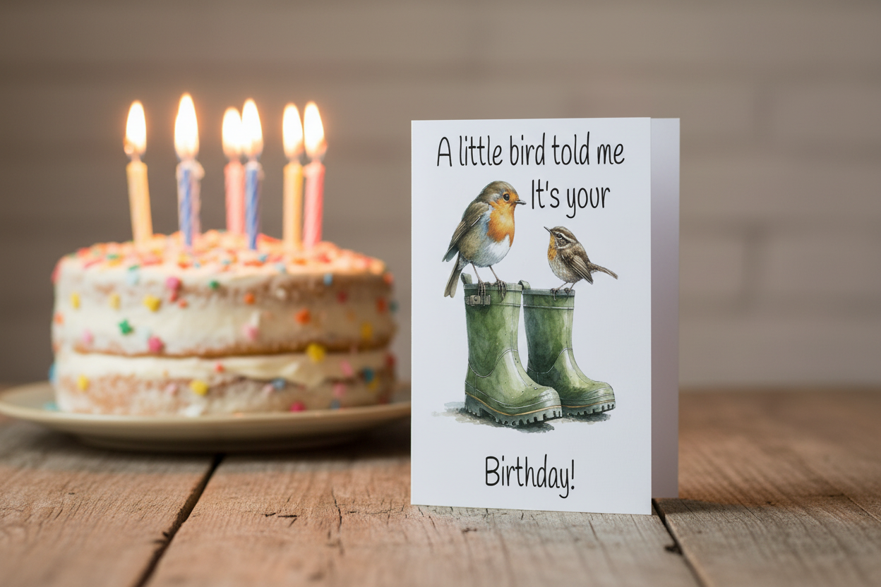 Robin Birthday Card