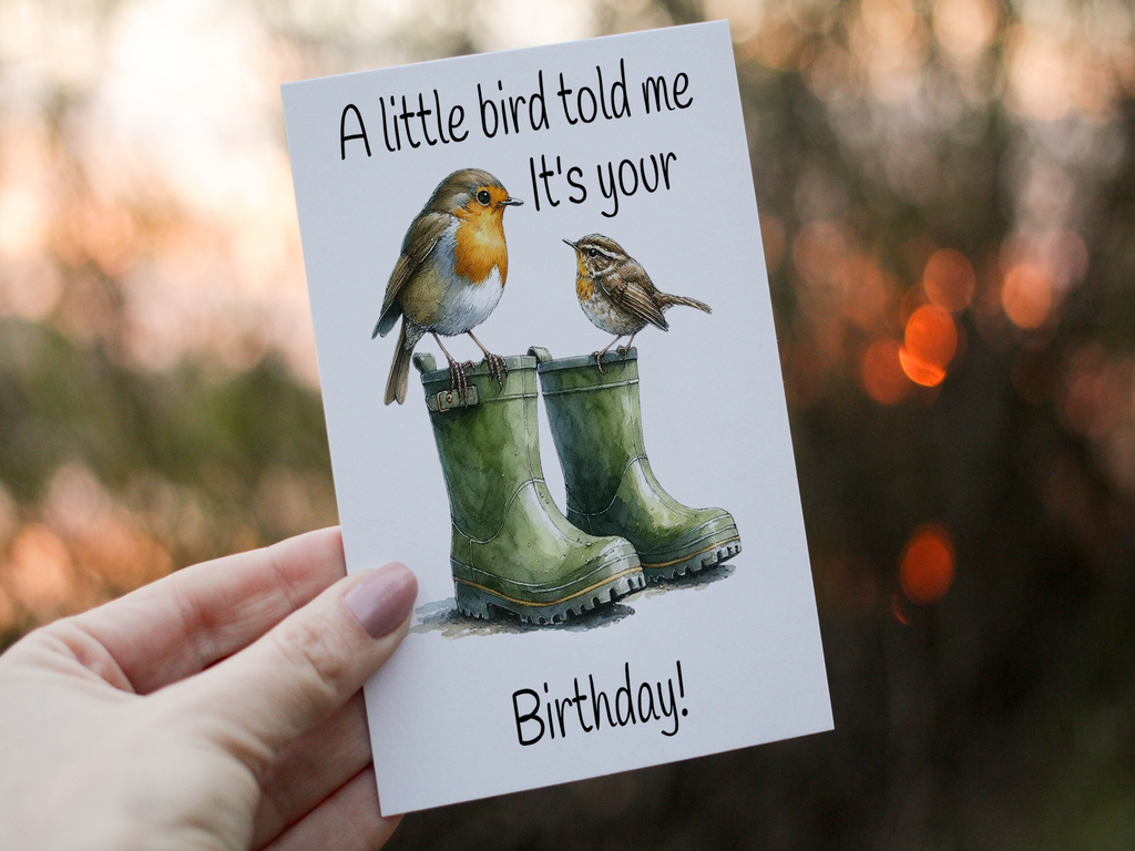 Robin Birthday Card