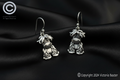 Highland Cow Dangle Earrings