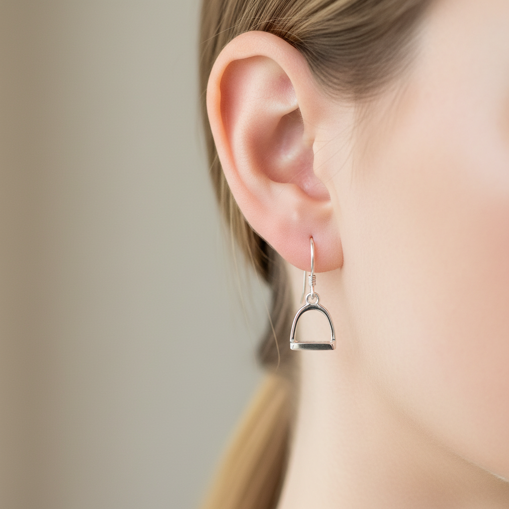 Stirrup Dangle Earrings