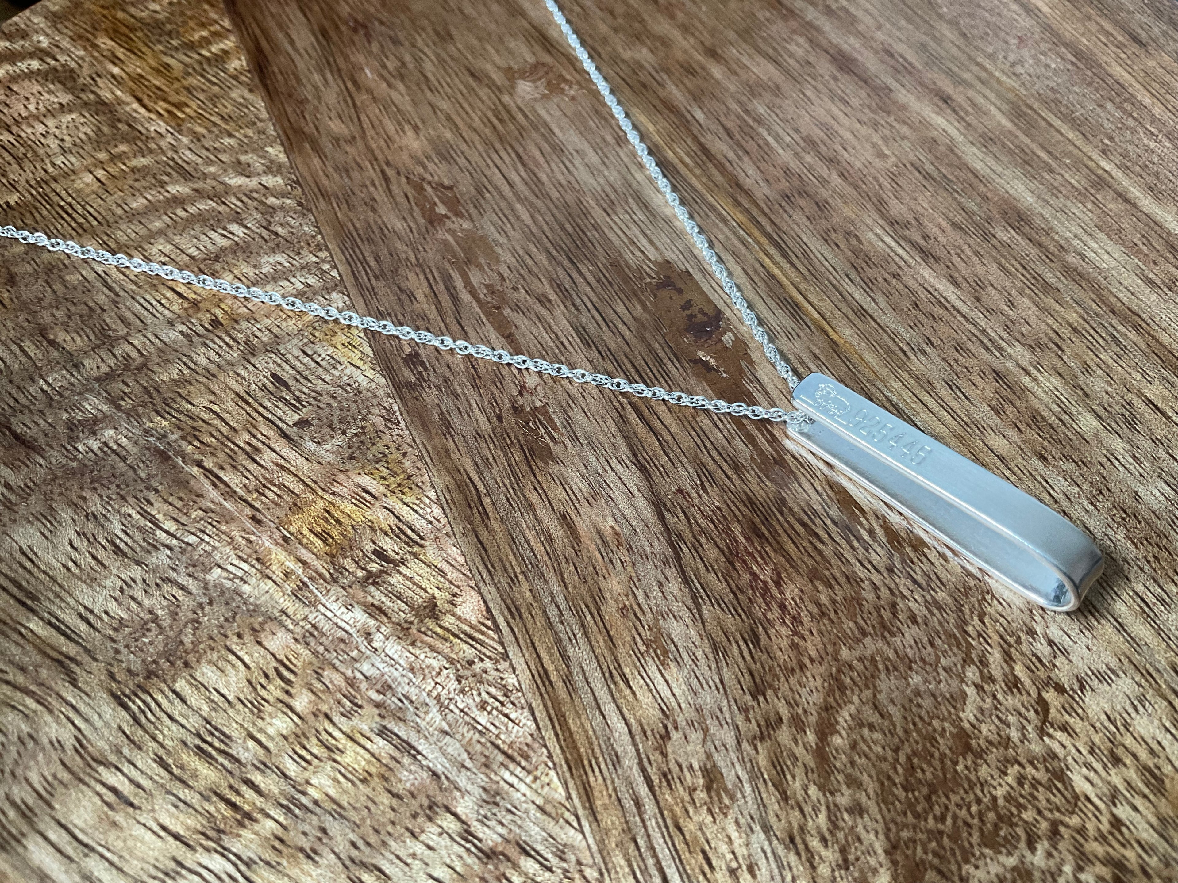 Sheep Tag Pendant & Chain