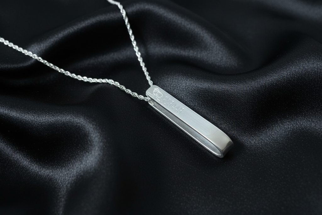 Sheep Tag Pendant & Chain