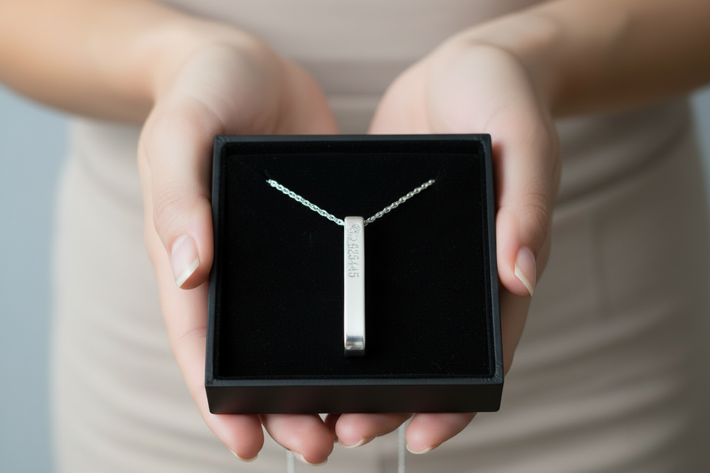 Sheep Tag Pendant & Chain