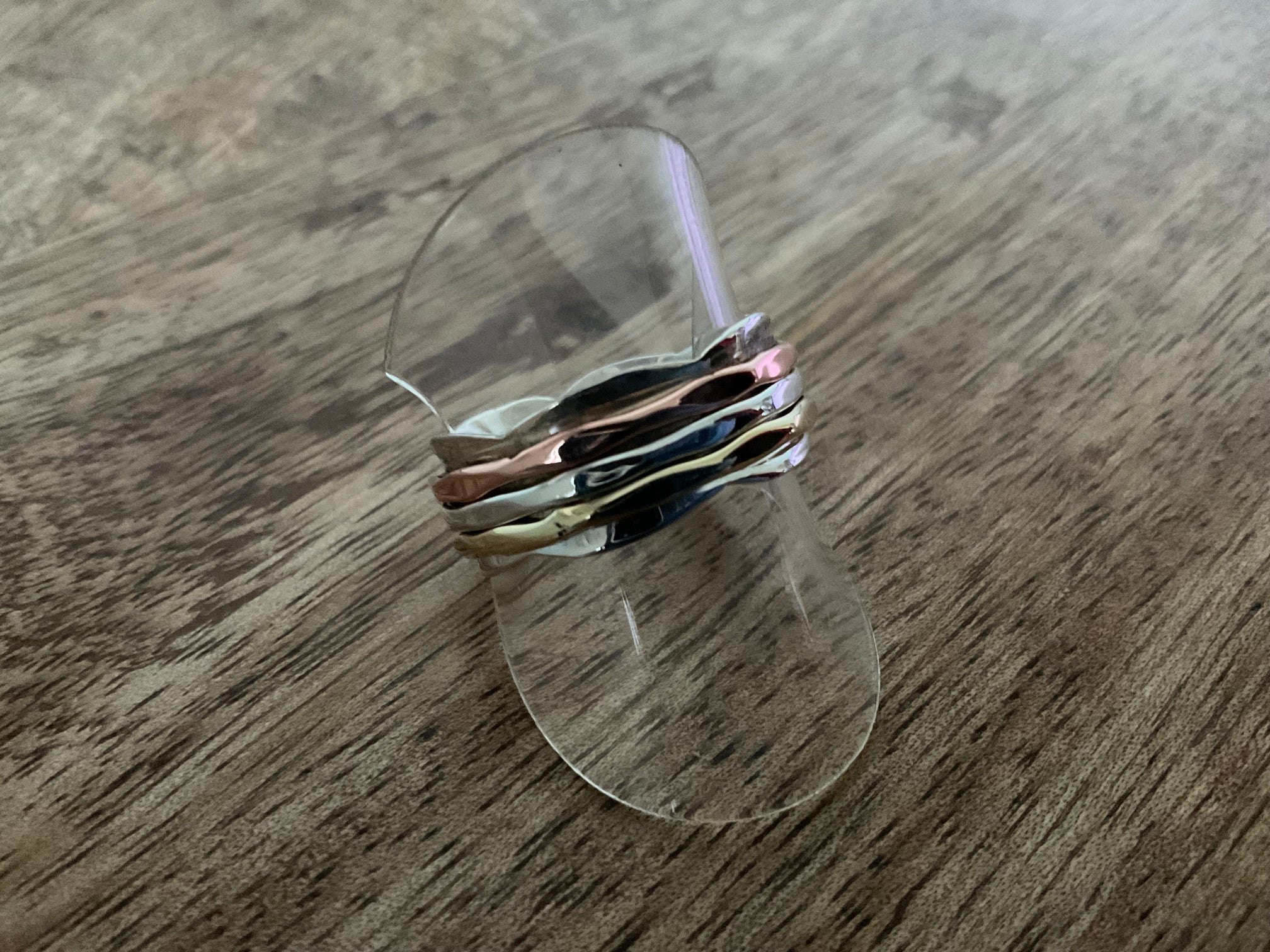 Frill Edge Spinner Ring