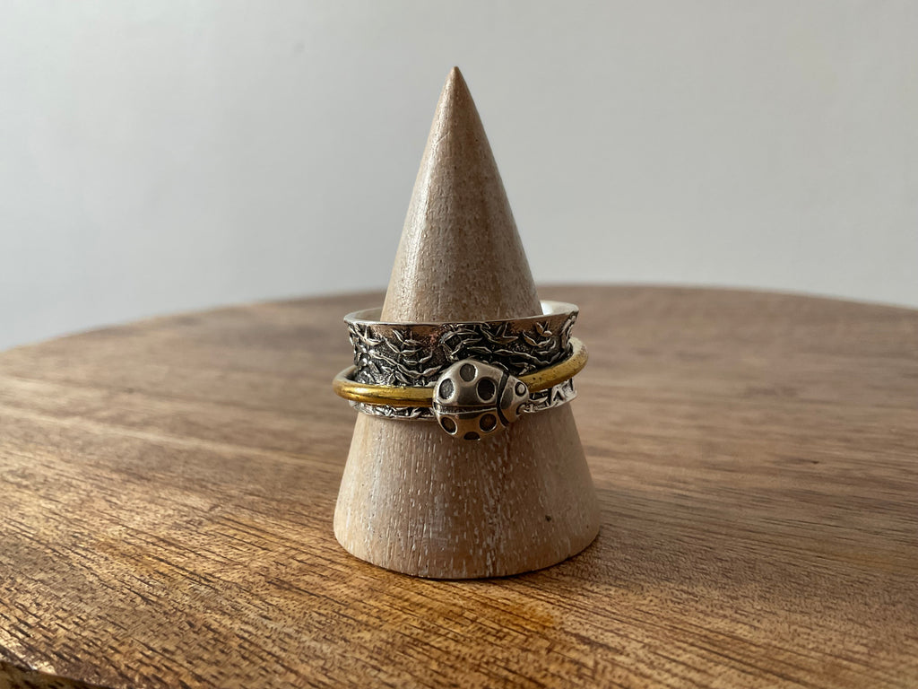 Ladybird Spinner Ring