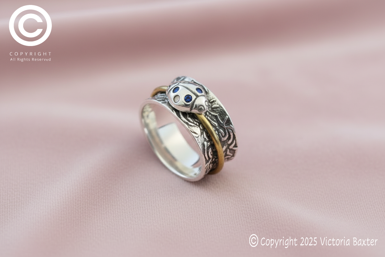Ladybird Spinner Ring