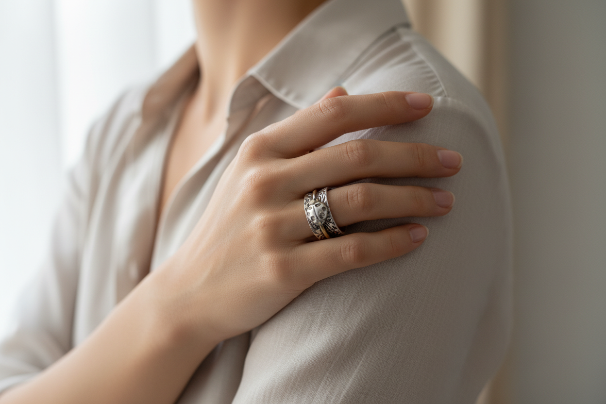 Ladybird Spinner Ring