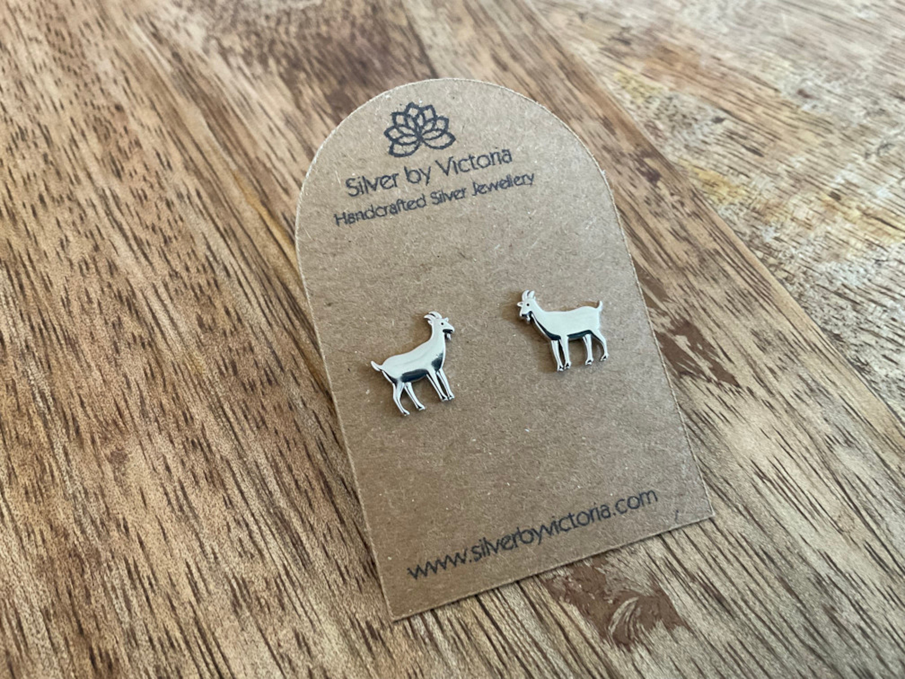 Goat Stud Earrings