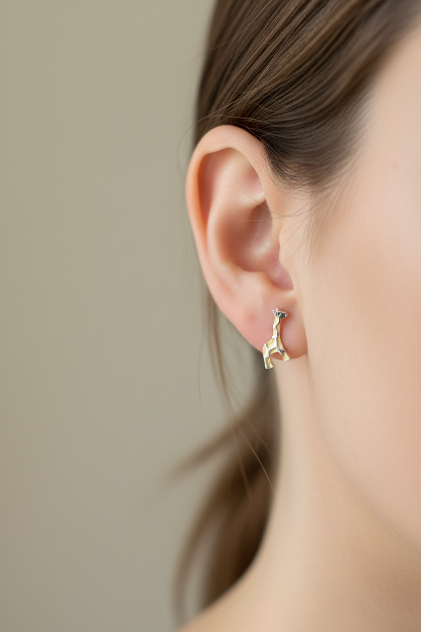 Giraffe Stud Earrings