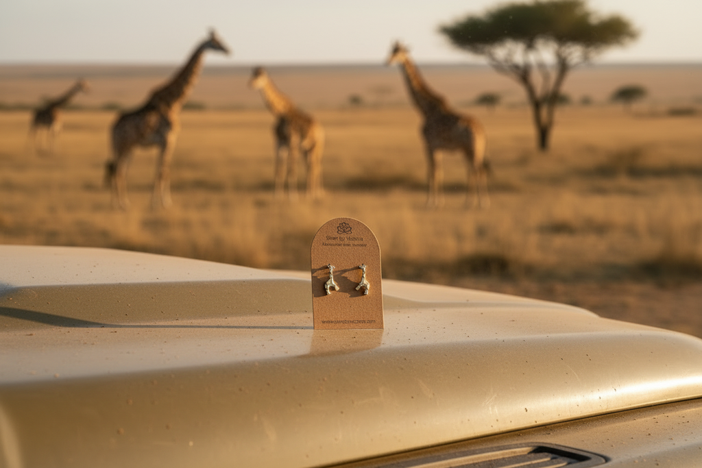 Giraffe Stud Earrings