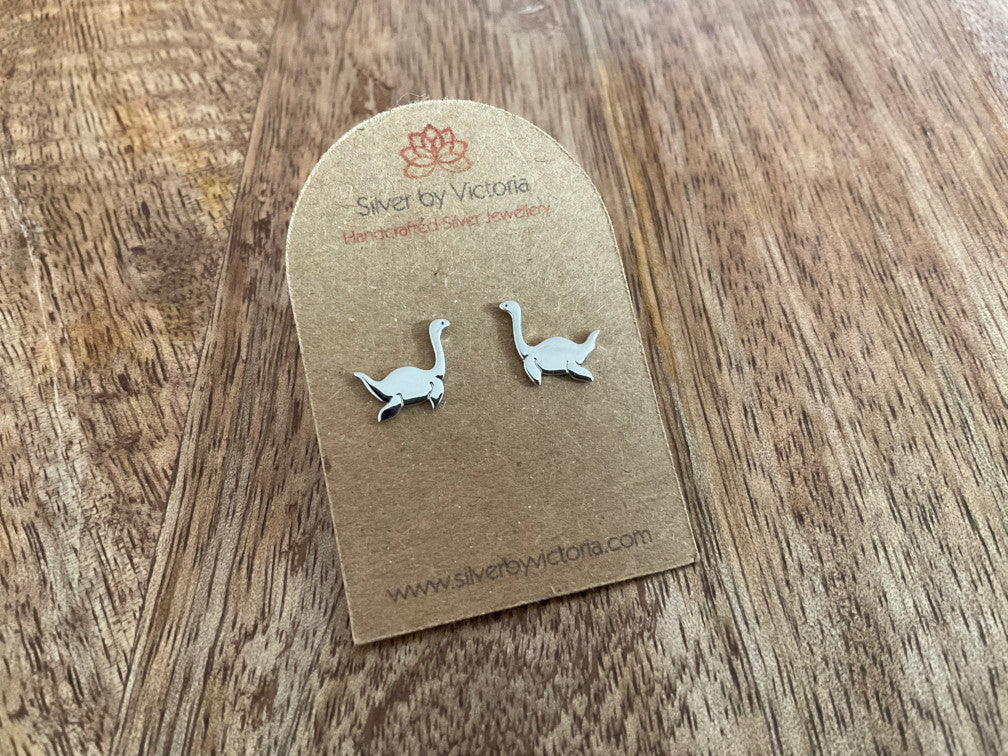 Plesiosaurus Stud Earrings - Nessy
