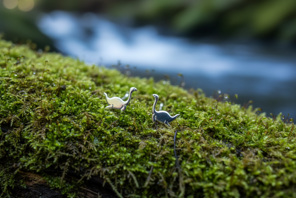 Plesiosaurus Stud Earrings - Nessy