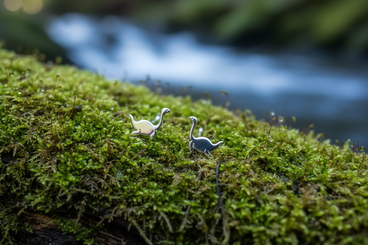 Plesiosaurus Stud Earrings - Nessy