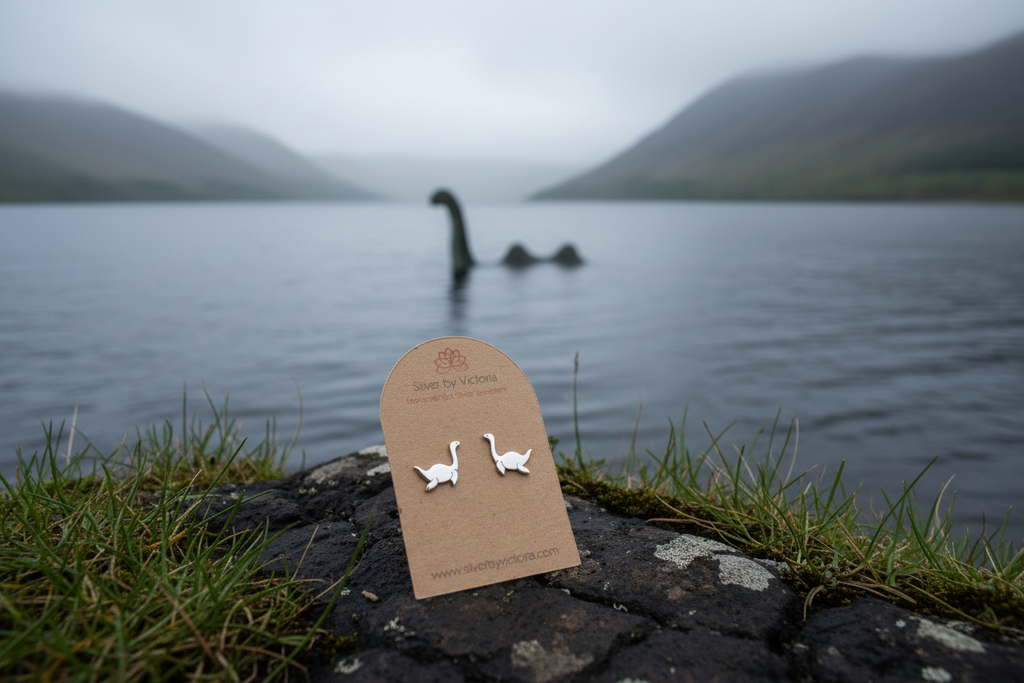 Plesiosaurus Stud Earrings - Nessy