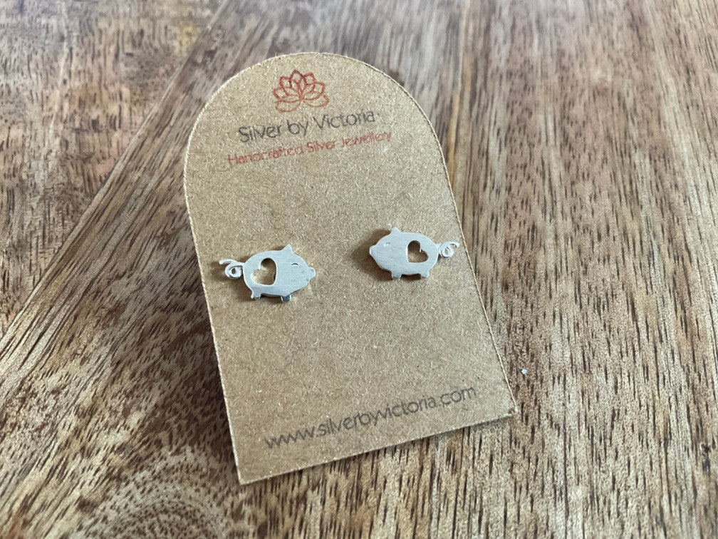 Pig Stud Earrings