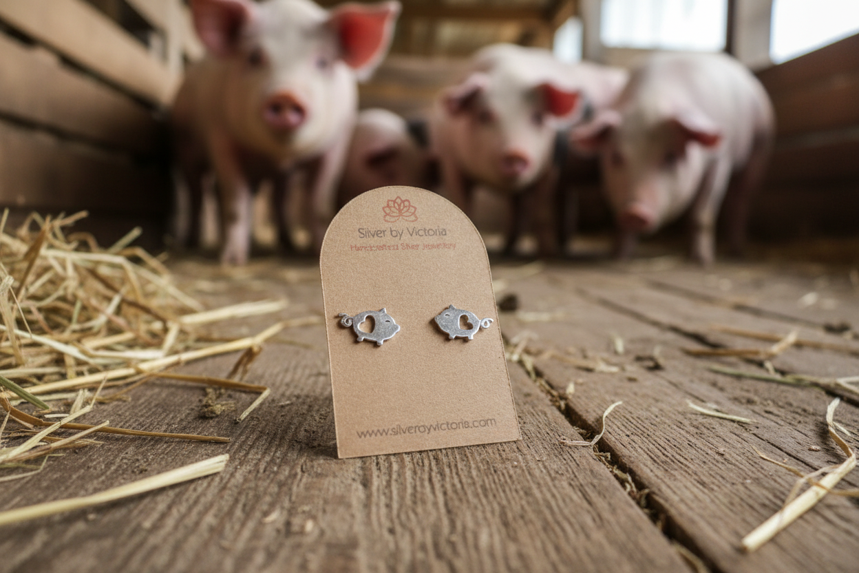 Pig Stud Earrings