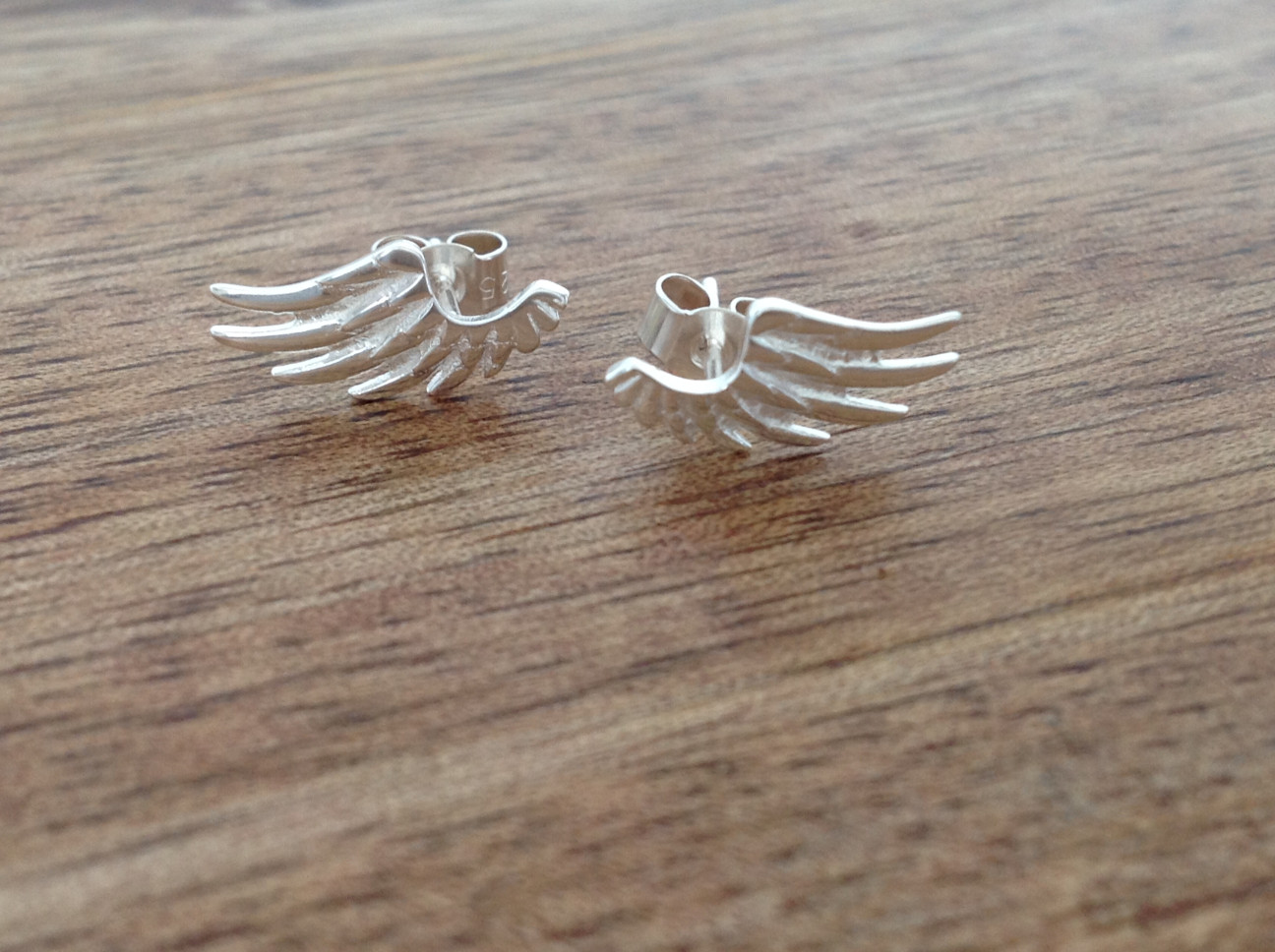Angel Wing Stud Earrings